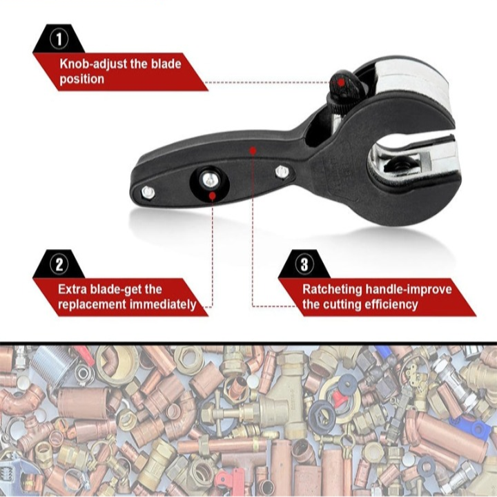 RatchoCut - Ratchet cutter for pipes