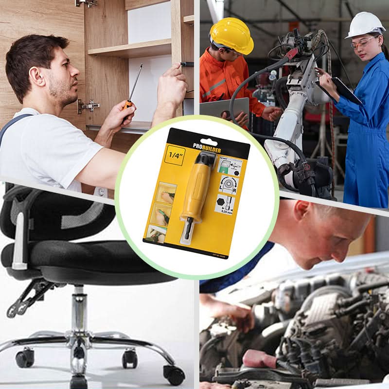 FlexBit - 105° rotating attachment for cordless screwdrivers
