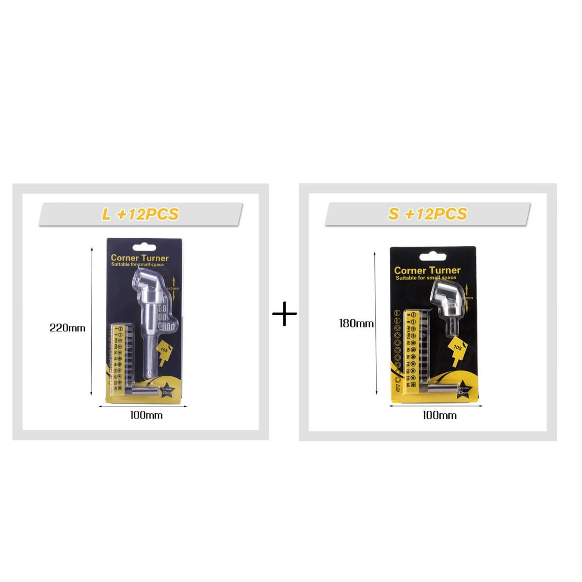 FlexBit - 105° rotating attachment for cordless screwdrivers