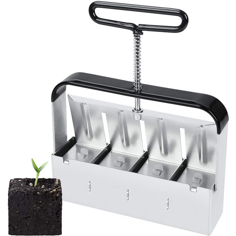 PlantForm - Manual root ball former, soil blocker, garden tool for sowing
