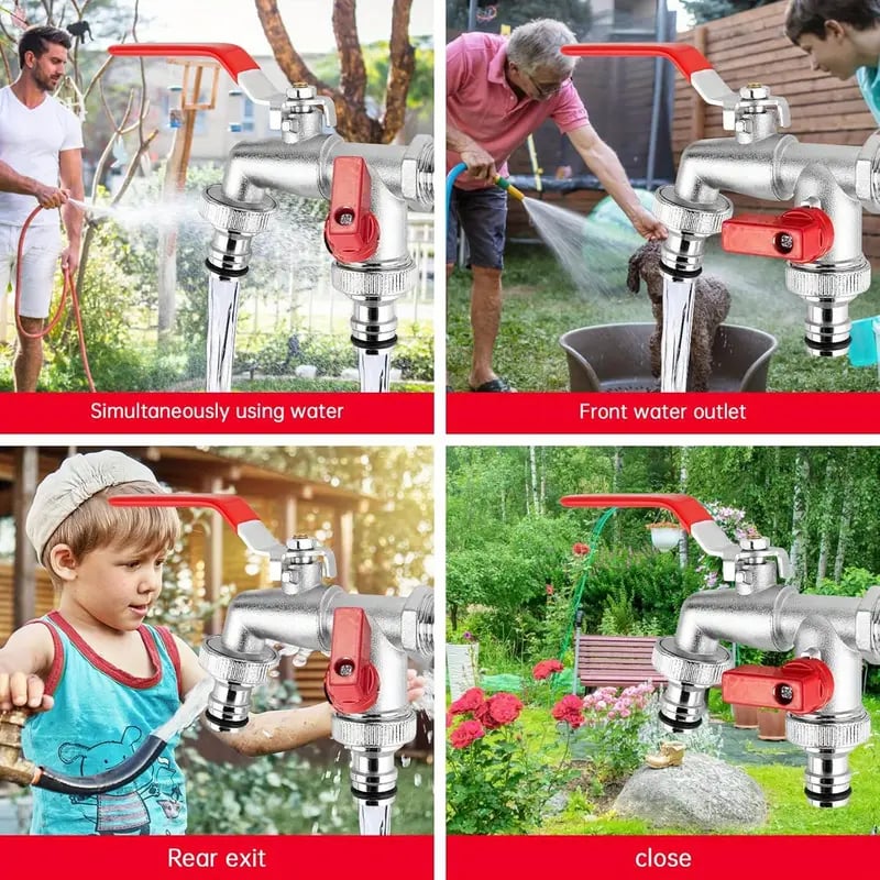 DualFlow Connect - Two connections, double the water consumption