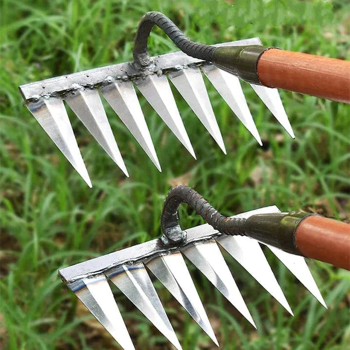 50% OFF | GardenBuddy™ - Heavy-Duty Iron Garden Rake [Last Day Sale]
