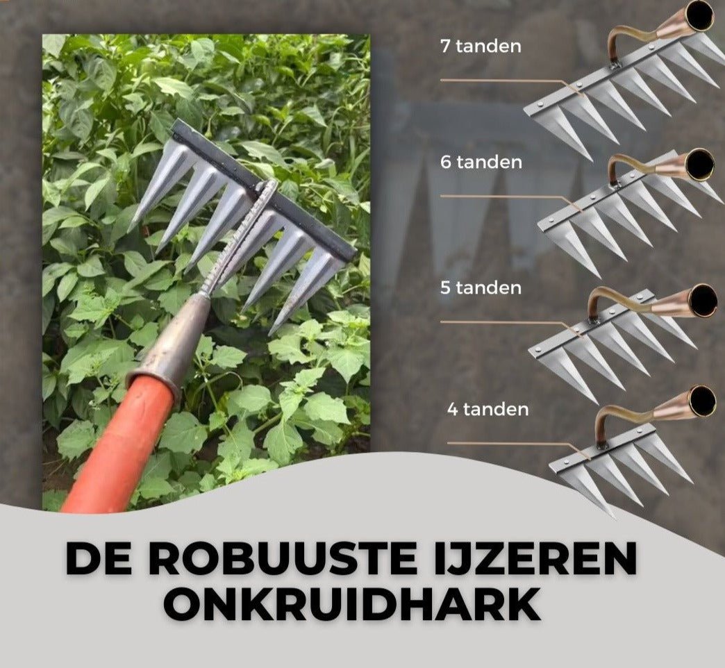 50% OFF | GardenBuddy™ - Heavy-Duty Iron Garden Rake [Last Day Sale]