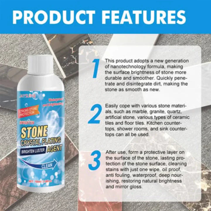 2+1 FREE | DazzleGlow - Multi-Surface Stone Stain Remover Cleaner [Last-day sale]