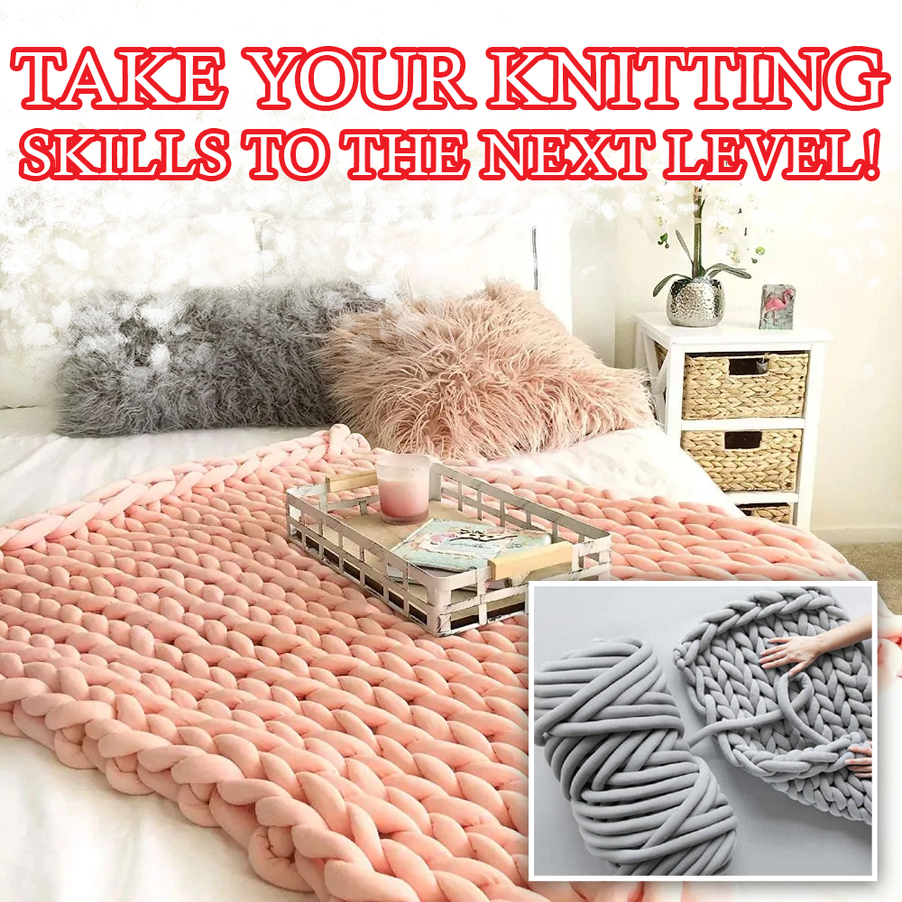 PlushLoops - DIY chunky hand knitted tube yarn