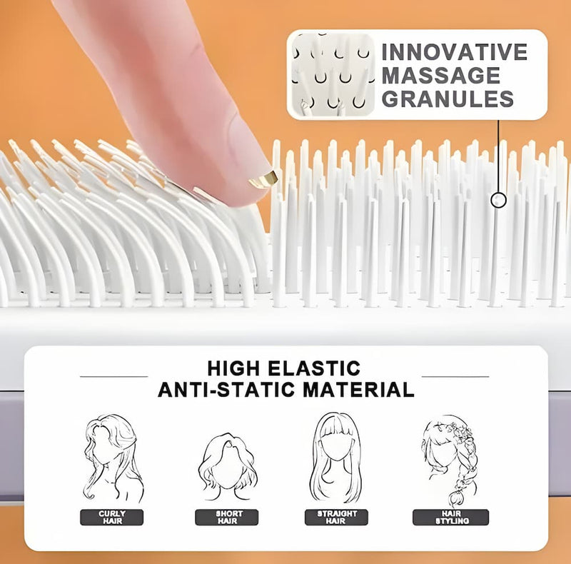 HushBrush - Twist, detangle &amp; stay clean!