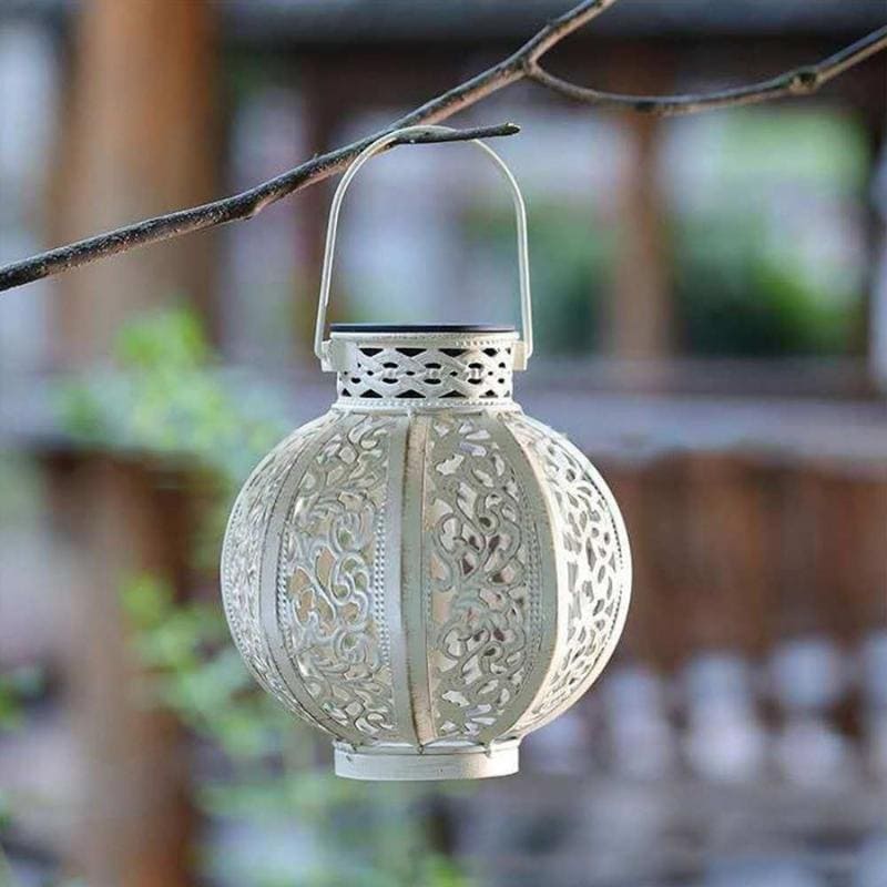 IronLuminae™ - Solar LED Iron Art Hallow Lantern Light [last day sale]