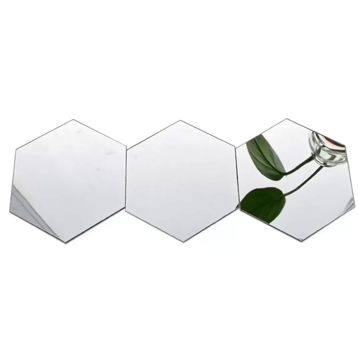 HexaGleam - Modern hexagonal mirror wall tiles [Last day sale]