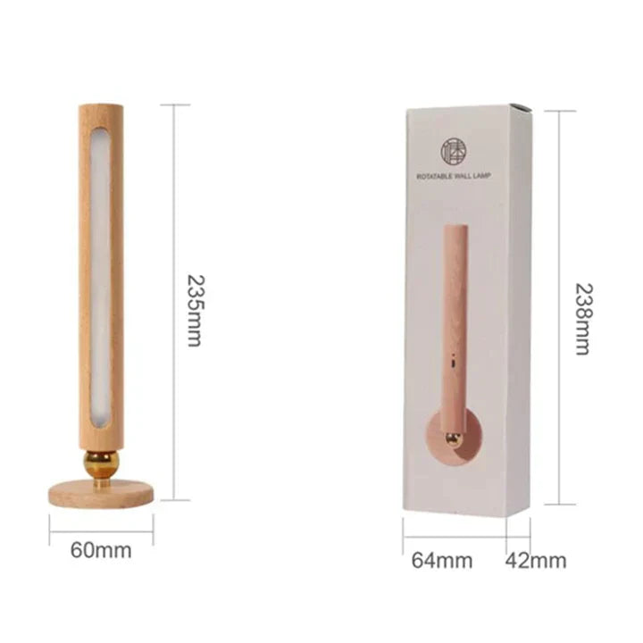TimberGlow - Wooden wall lamp