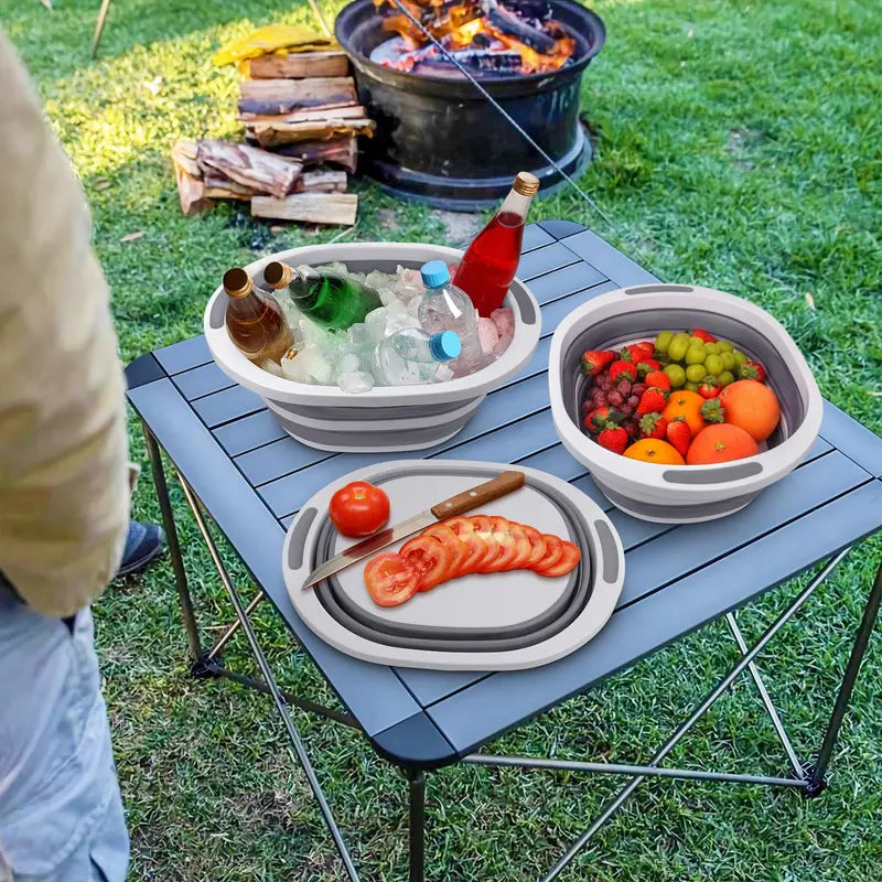 50% OFF | SlicingBasket - Multifunctional cutting boards and collapsible draining basket