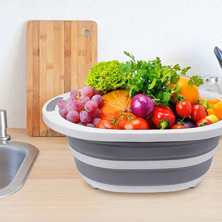 50% OFF | SlicingBasket - Multifunctional cutting boards and collapsible draining basket