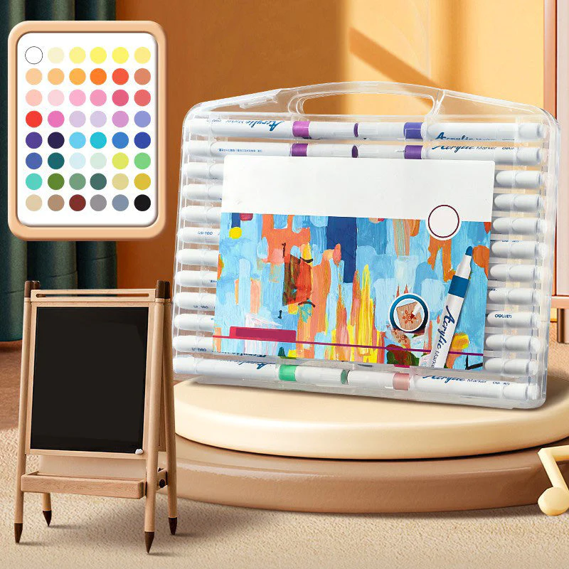50% OFF | AcrylicMaster™ - Complete acrylic marker set with 24 colors [Last day sale].